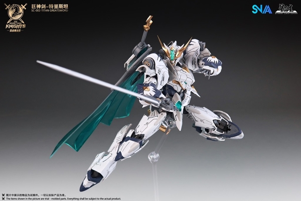 MÔ HÌNH LẮP RÁP SNAA BE 1/144 SC-002 TITAN GREATSWORD TRISTAN (Tặng Decal nước)