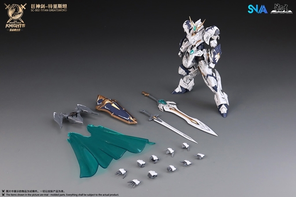 MÔ HÌNH LẮP RÁP SNAA BE 1/144 SC-002 TITAN GREATSWORD TRISTAN (Tặng Decal nước)