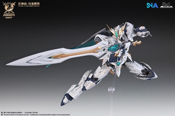MÔ HÌNH LẮP RÁP SNAA BE 1/144 SC-002 TITAN GREATSWORD TRISTAN (Tặng Decal nước)