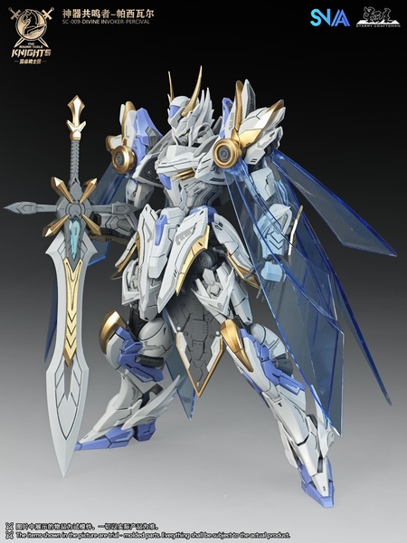 [HÀNG SẴN] MÔ HÌNH LẮP RÁP SC009 DIVINE INVOKER PERCIVAL SNAA BG 1/144 - PHIÊN BẢN DELUXE ĐẶC BIỆT