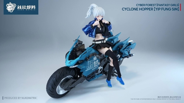 [HÀNG SẴ] MÔ HÌNH LẮP RÁP NUKE MATRIX FANTASY GIRL CF08 CYCLONE HOPPER YIP FUNG SIM