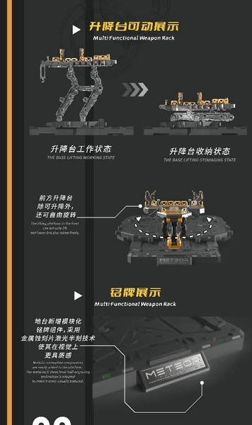 [HÀNG ĐẶT TRƯỚC] MÔ HÌNH LẮP RÁP METEOR - LƯU TINH (FRAME KIM LOẠI)
