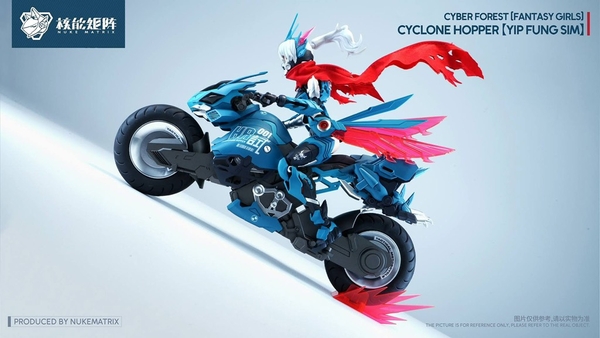 [HÀNG SẴ] MÔ HÌNH LẮP RÁP NUKE MATRIX FANTASY GIRL CF08 CYCLONE HOPPER YIP FUNG SIM