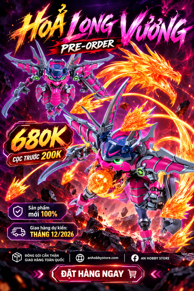 [HÀNG ĐẶT TRƯỚC] YILICHUANGWAN MÔ HÌNH LẮP RÁP FR3-V01 HOẢ LONG VƯƠNG DRAGON TERMINATOR