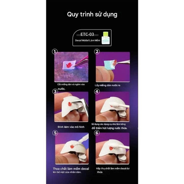 [HÀNG SẴN] DSPIAE DUNG DỊCH ETC-03 ETC-04 DÁN VÀ LÀM MỀM DECAL NƯỚC CHO MÔ HÌNH CHÍNH HÃNG