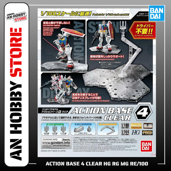 [HÀNG CÓ SẴN] BANDAI Mô hình lắp phụ kiện Phụ kiện ACTION BASE 4 dùng cho HG RG MG 1/100
