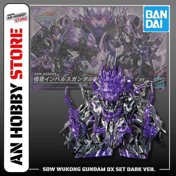 [HÀNG SẴN] BANDAI MÔ HÌNH LẮP RÁP SDW HEROES WUKONG IMPULSE GUNDAM DX SET DARK Ver. CHÍNH HÃNG