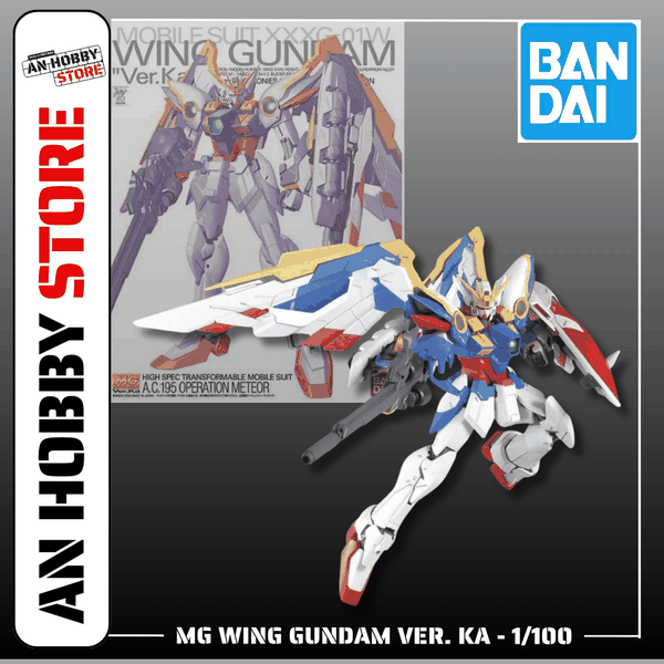 [HÀNG SẴN] BANDAI MÔ HÌNH LẮP RÁP MG 1/100 WING GUNDAM VER. KA
