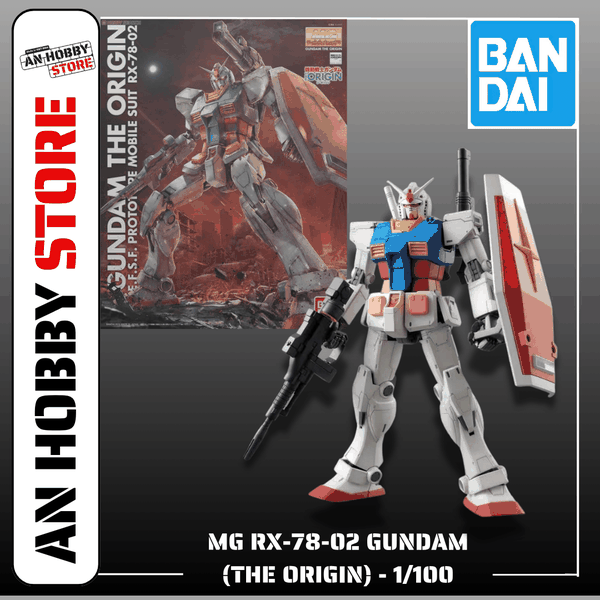 [HÀNG SẴN] BANDAI MÔ HÌNH LẮP RÁP MG 1/100 RX-78-02 GUNDAM (THE ORIGIN)