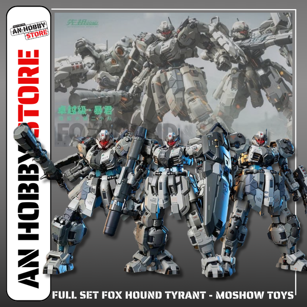 [HÀNG SẴN] MOSHOW BỘ 3 CHIẾN BINH Fox Hound Tyrant