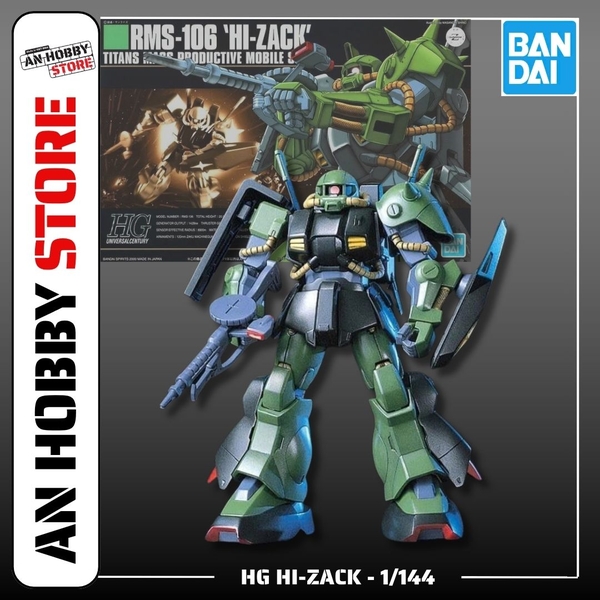 [HÀNG SẴN] BANDAI MÔ HÌNH LẮP RÁP 1/144 HG HI ZACK CHÍNH HÃNG