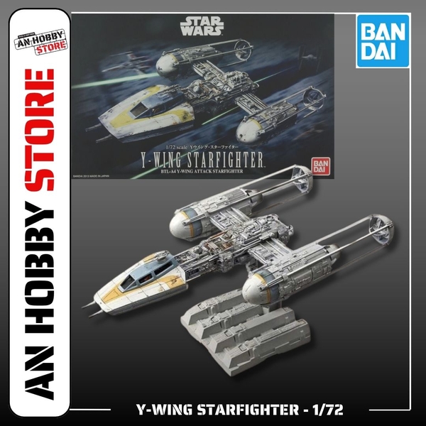 [HÀNG SẴN] BANDAI MÔ HÌNH LẮP RÁP 1/72 Y-WING STARFIGHTER CHÍNH HÃNG