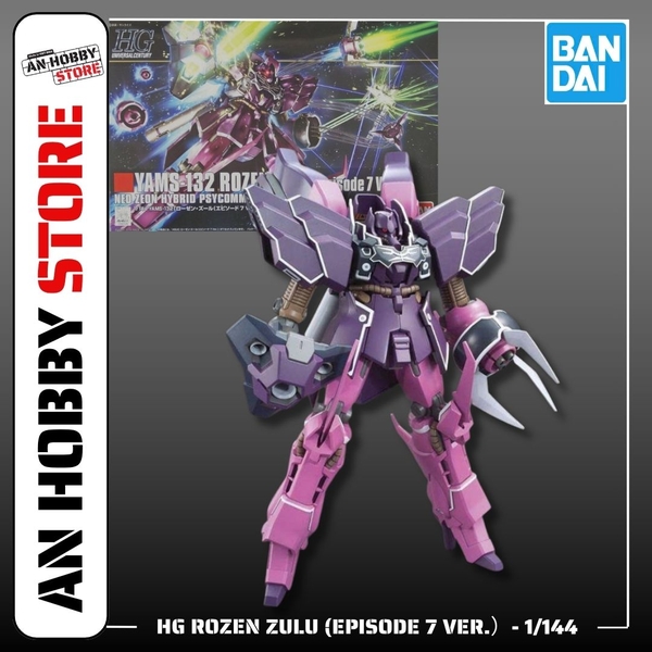 [HÀNG SẴN] BANDAI MÔ HÌNH LẮP RÁP HG 1/144 ROZEN ZULU (episode 7 Ver.)