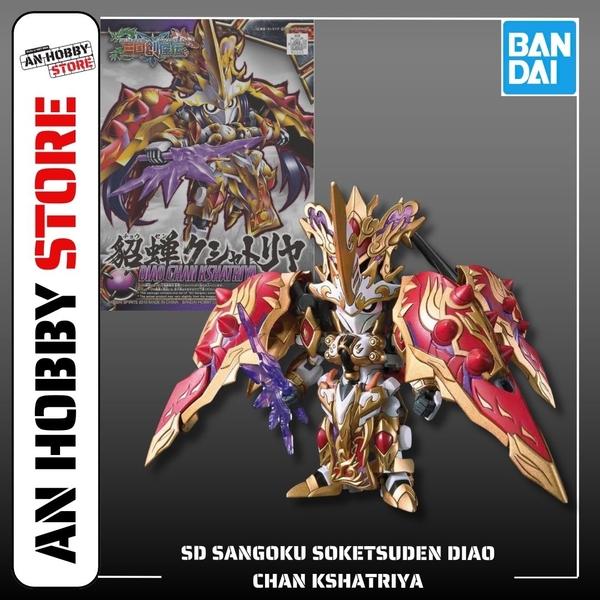 [HÀNG SẴN] BANDAI MÔ HÌNH LẮP RÁP SD SANGOKU SOKETSUDEN Diao Chan KSHATRIYA