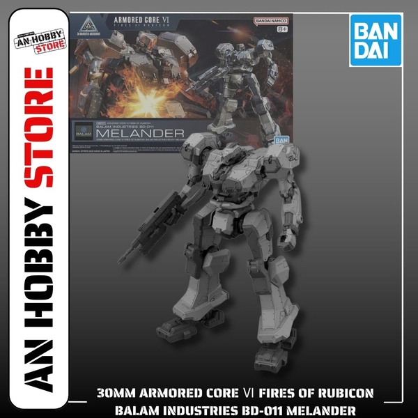 [HÀNG SẴN] BANDAI MÔ HÌNH LẮP RÁP 30MM ARMORED CORE Ⅵ FIRES OF RUBICON BALAM INDUSTRIES BD-011 MELANDER