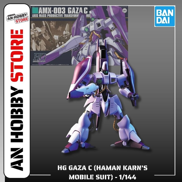 [HÀNG SẴN] BANDAI MÔ HÌNH LẮP RÁP HG 1/144 GAZA C (HAMAN KARN'S MOBILE SUIT)