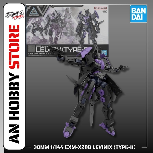 [HÀNG SẴN] BANDAI MÔ HÌNH LẮP RÁP 30MM 1/144 EXM-X20B LEVINIX (TYPE-B）