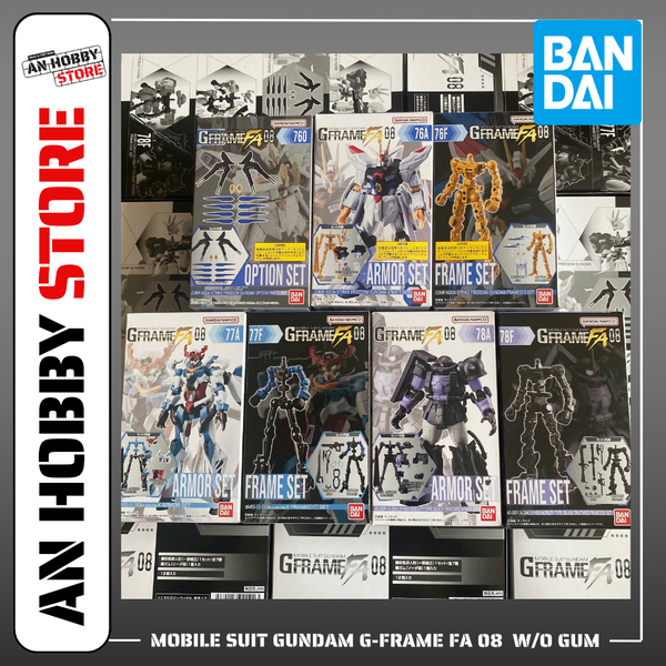 [HÀNG SẴN] BANDAI MÔ HÌNH LẮP RÁP MOBILE SUIT GUNDAM GFRAME FA 08  W/O GUM CHÍNH HÃNG