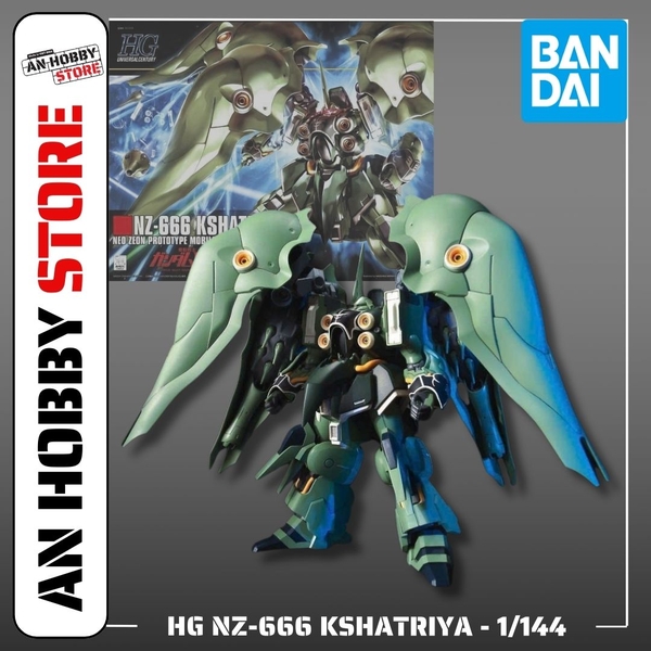 [HÀNG CÓ SẴN] BANDAI MÔ HÌNH LẮP RÁP HG 1/144 NZ-666 KSHATRIYA