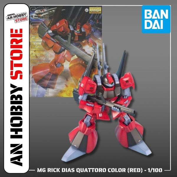 [HÀNG SẴN] BANDAI MÔ HÌNH LẮP RÁP MG 1/100 RICK DIAS QUATTORO COLOR (RED)