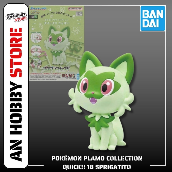 [HÀNG SẴN] BANDAI MÔ HÌNH LẮP RÁP Pokémon PLAMO COLLECTION QUICK!! 18 Sprigatito