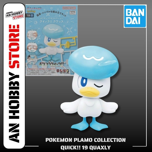 [HÀNG SẴN] BANDAI MÔ HÌNH LẮP RÁP Pokemon PLAMO COLLECTION QUICK!! 19 Quaxly