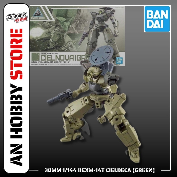 [HÀNG CÓ SẴN] BANDAI Mô hình lắp ráp 30MM 1/144 bEXM-14T CIELNOVA [GREEN]