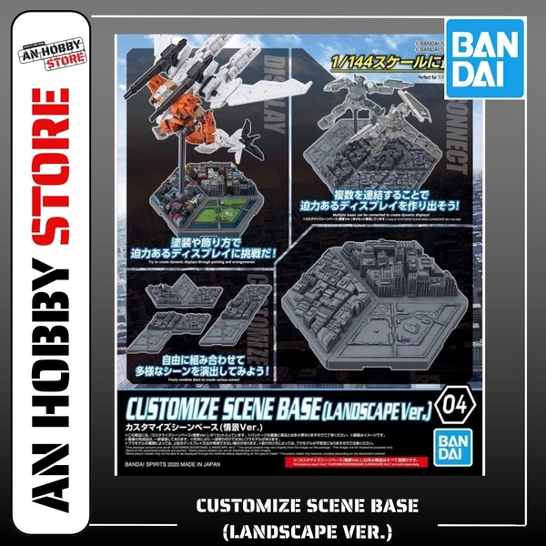 [HÀNG CÓ SẴN] BANDAI Mô hình lắp ráp 1/144 Customize Scene Base (Landscape Ver.)