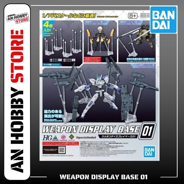 [HÀNG SẴN] BANDAI PHỤ KIỆN MÔ HÌNH WEAPON DISPLAY BASE 01