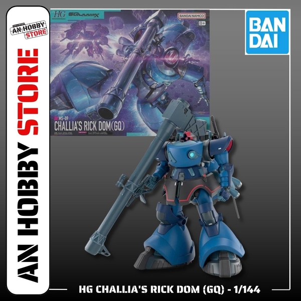 [HÀNG SẴN] BANDAI MÔ HÌNH LẮP RÁP HG 1/144 CHALLIA'S RICK DOM（GQ）