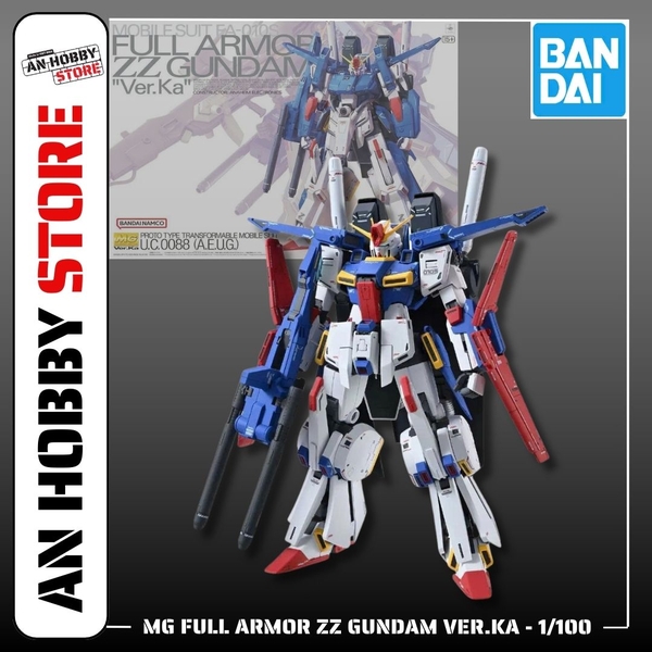 [HÀNG SẴN] BANDAI MÔ HÌNH LẮP RÁP MG 1/100 FULL ARMOR ZZ GUNDAM Ver.Ka