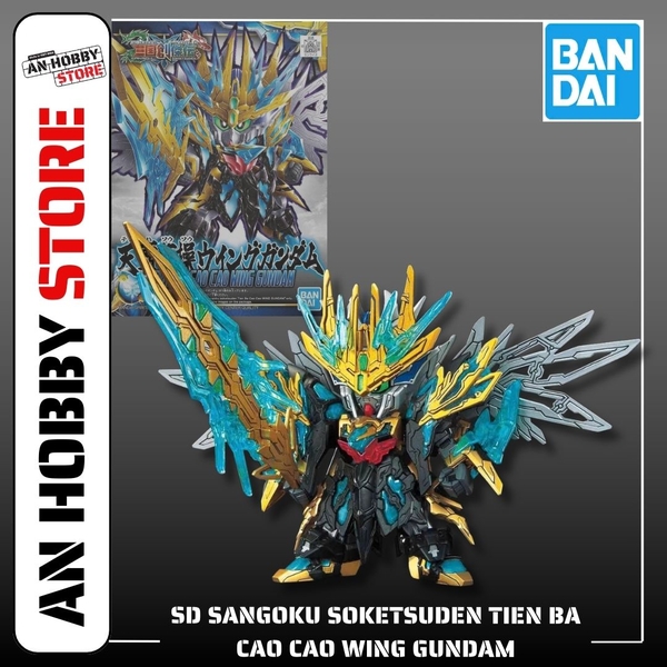 [HÀNG CÓ SẴN] BANDAI MÔ HÌNH LẮP RÁP SD Sangoku Soketsuden Tian Bacao Cao Wing Gundam