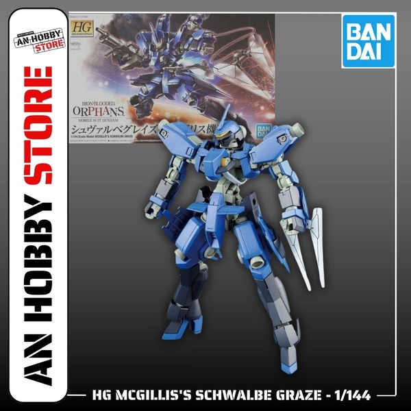 [HÀNG CÓ SẴN] BANDAI MÔ HÌNH LẮP RÁP HG 1/144 MCGILLIS'S SCHWALBE GRAZE IBO