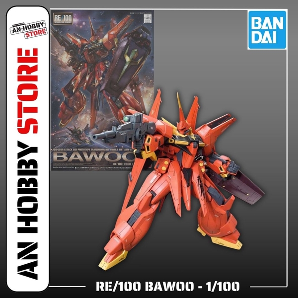 [HÀNG SẴN] BANDAI MÔ HÌNH LẮP RÁP RE/100 1/100 BAWOO