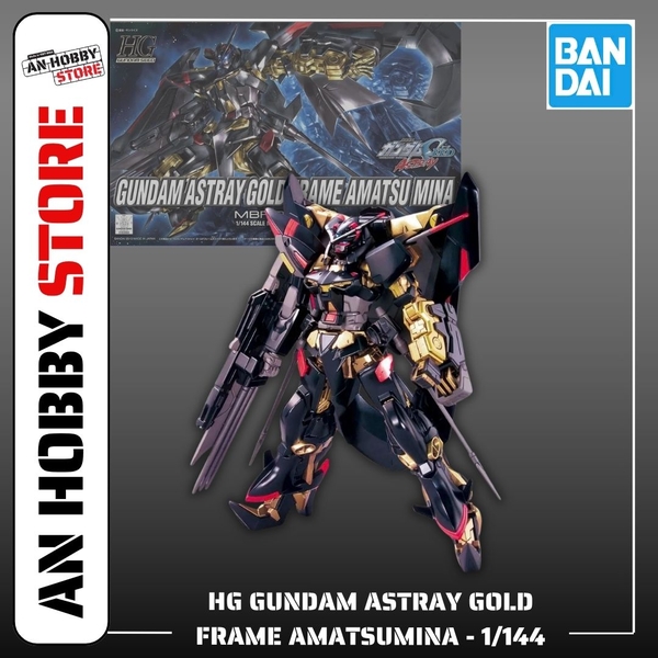 [hàng có sẵn] Bandai MÔ HÌNH LẮP RÁP HG 1/144 Astray Gold Frame Amatsu Mina gundam