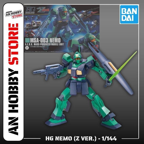 [HÀNG SẴN] BANDAI MÔ HÌNH LẮP RÁP HG 1/144 NEMO (Z Ver.)