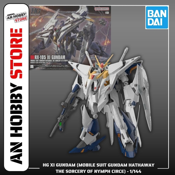 [HÀNG SẴN] BANDAI MÔ HÌNH LẮP RÁP HG 1/144 XI GUNDAM HATHAWAY  (MOBILE SUIT GUNDAM THE SORCERY OF NYMPH CIRCE)