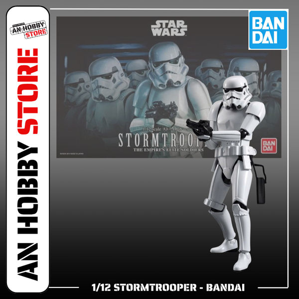 [HÀNG SẴN] BANDAI MÔ HÌNH LẮP RÁP 1/12 STORMTROOPER CHÍNH HÃNG