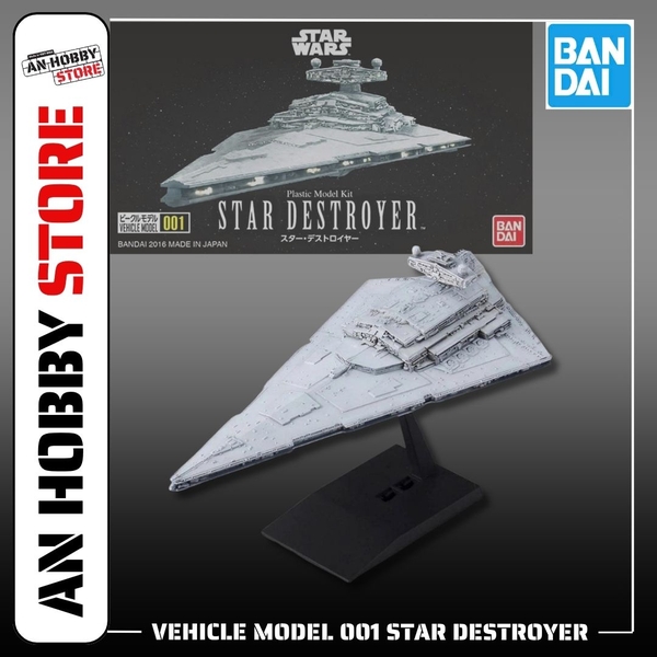 [HÀNG SẴN] BANDAI MÔ HÌNH LẮP RÁP VEHICLE MODEL 001 STAR DESTROYER