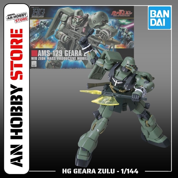 [HÀNG SẴN] BANDAI MÔ HÌNH LẮP RÁP 1/144 HGUC GEARA ZULU