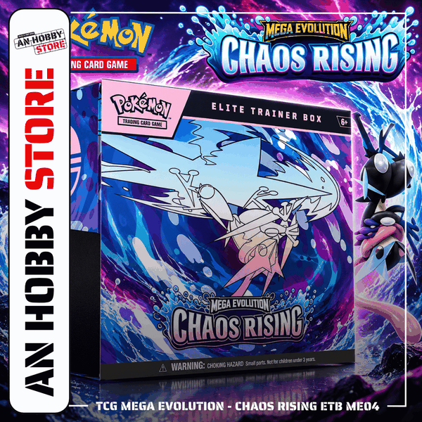 [HÀNG SẴN] Pokemon TCG Mega Evolution - Chaos Rising ME04 ETB Card Chính Hãng New Seal