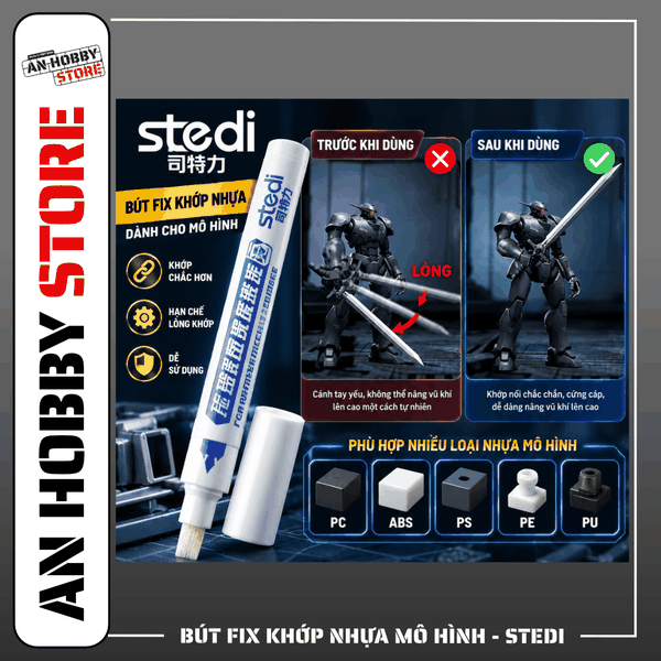 [Chính Hãng] Stedi Bút fix khớp nhựa dành cho mô hình MS-58 Joint Reinforcement Pen Model