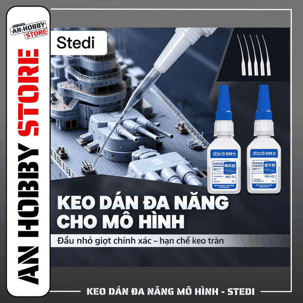 [Chính Hãng] Stedi Keo Dán Đa Năng Cho Mô Hình Nhựa Cao Cấp
