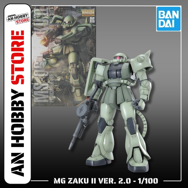 [HÀNG SẴN] BANDAI MÔ HÌNH LẮP RÁP MG 1/100 ZAKU II VER. 2.0