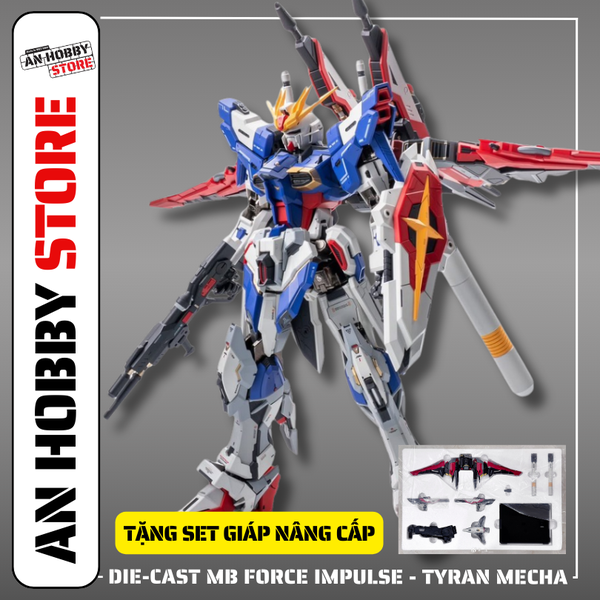 MÔ HÌNH LẮP SẴN ACTION FIGURE FORCE IMPULSE TYRAN POWER MECHA (TẶNG SET GIÁP NÂNG CẤP)