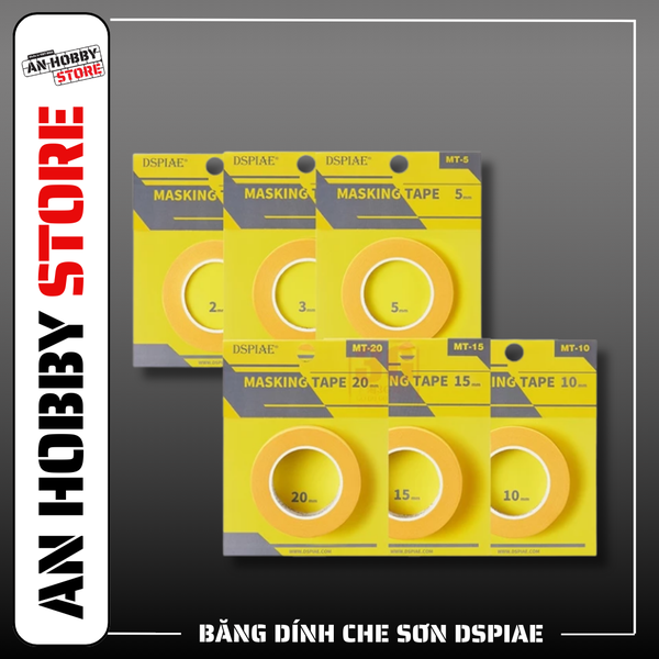 Băng dính che sơn cao cấp Dspiae Masking tape