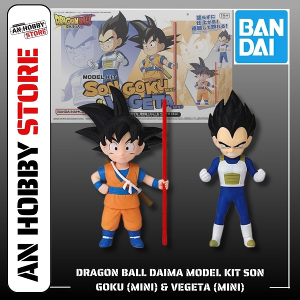 [HÀNG SẴN] BANDAI MÔ HÌNH LẮP RÁP DRAGON BALL DAIMA MODEL KIT SON GOKU (MINI) & VEGETA (MINI)