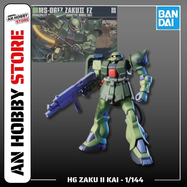 [HÀNG CÓ SẴN] BANDAI mô hình lắp ráp HG 1/144 MS-06FZ ZAKU II FZ Gundam