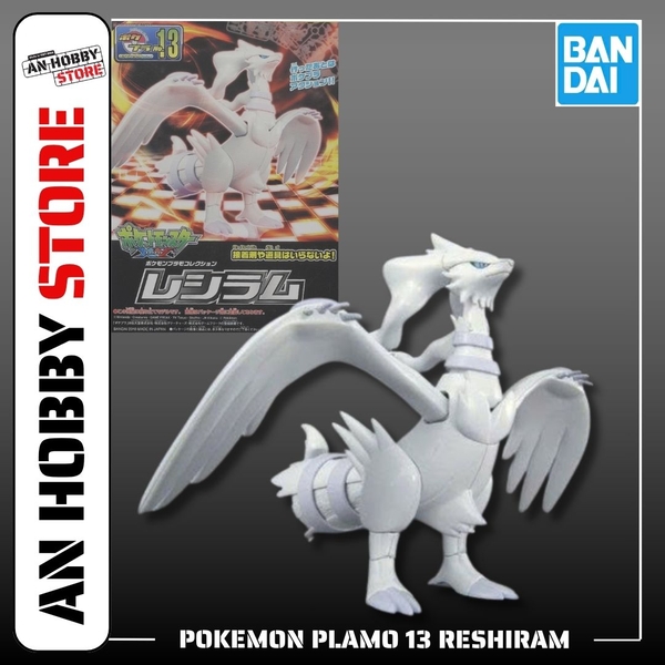 [HÀNG CÓ SẴN] BANDAI MÔ HÌNH LẮP RÁP POKEMON PLAMO 13 RESHIRAM