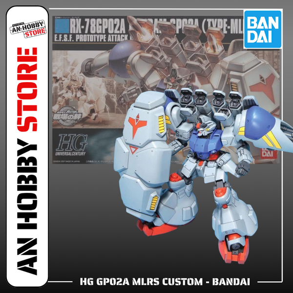 [HÀNG SẴN] BANDAI MÔ HÌNH LẮP RÁP HG 1/144 HGUC GP02A MLRS CUSTOM CHÍNH HÃNG